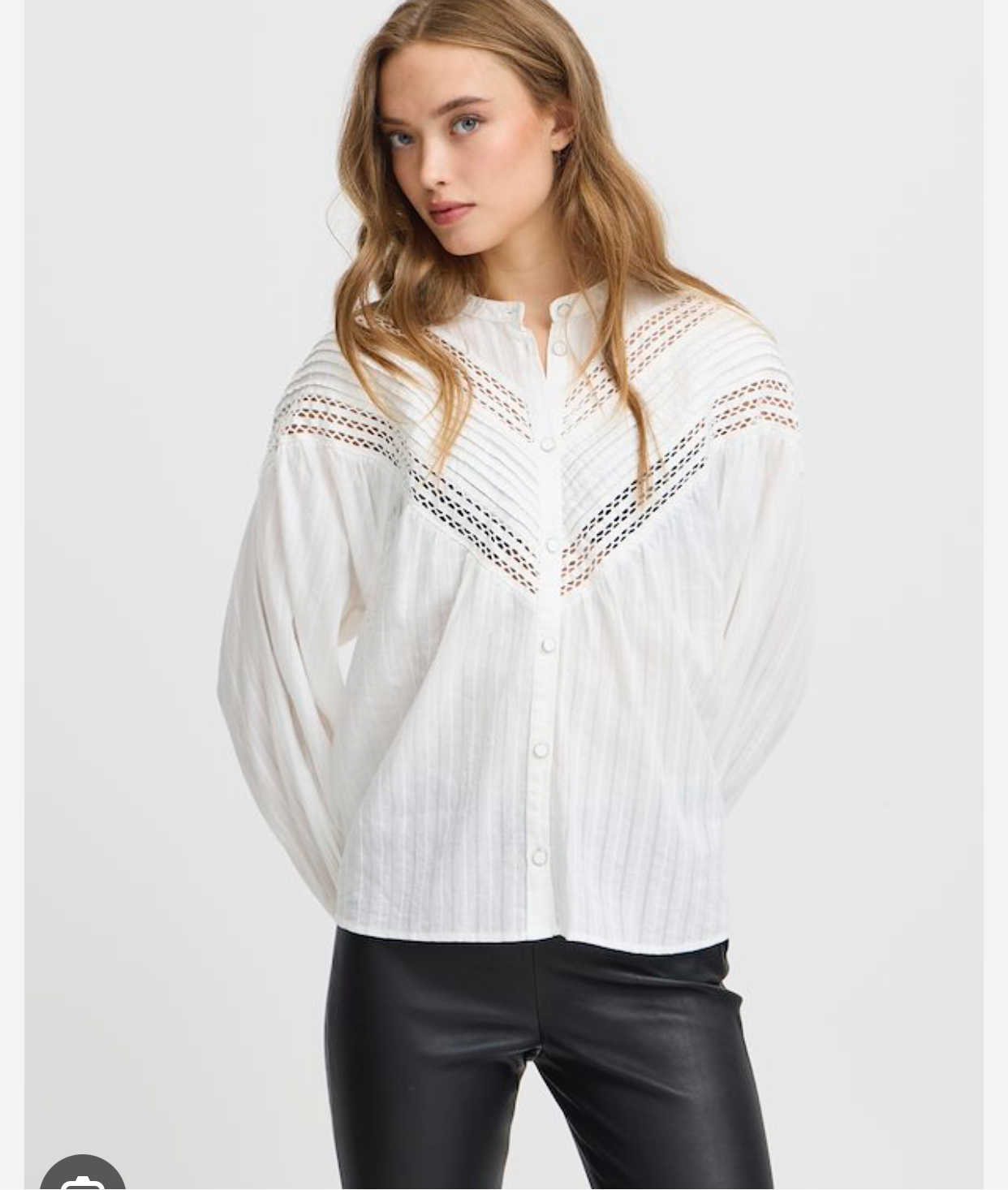 True - Atelier Cutwork Long Sleeve Shirt - SK-AT-WSHL-WH