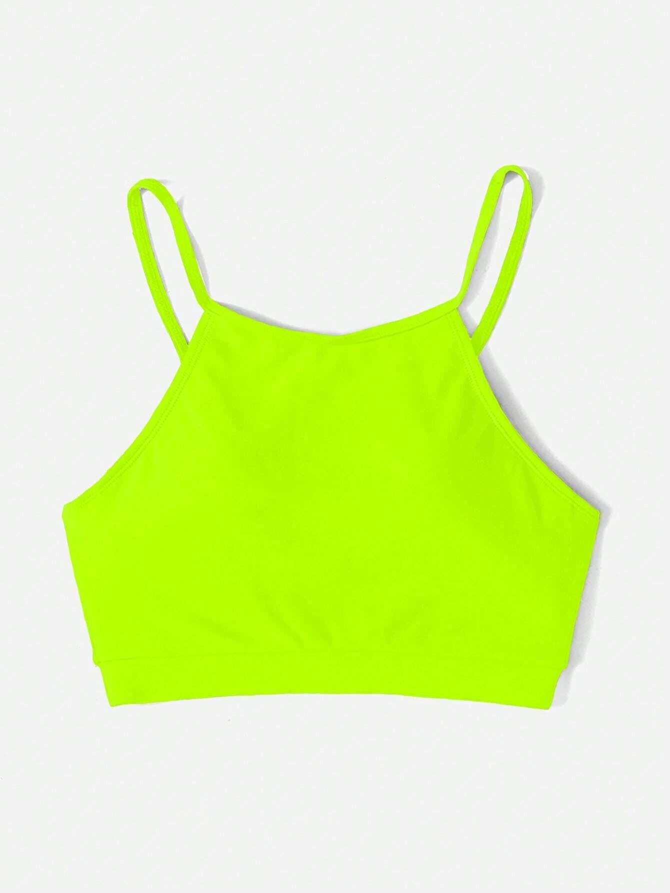 Basic High Neck Bikini Top