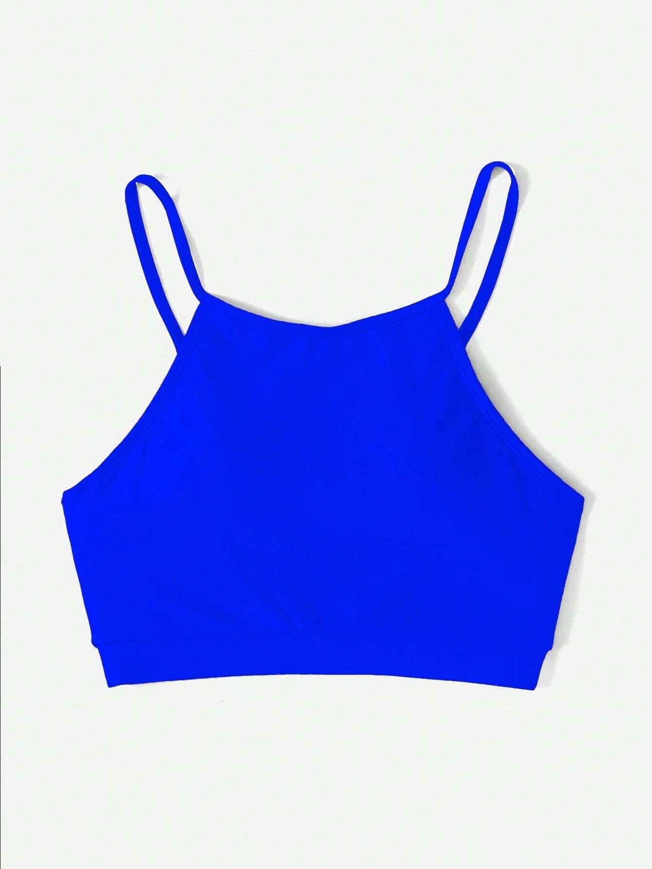 Basic High Neck Bikini Top
