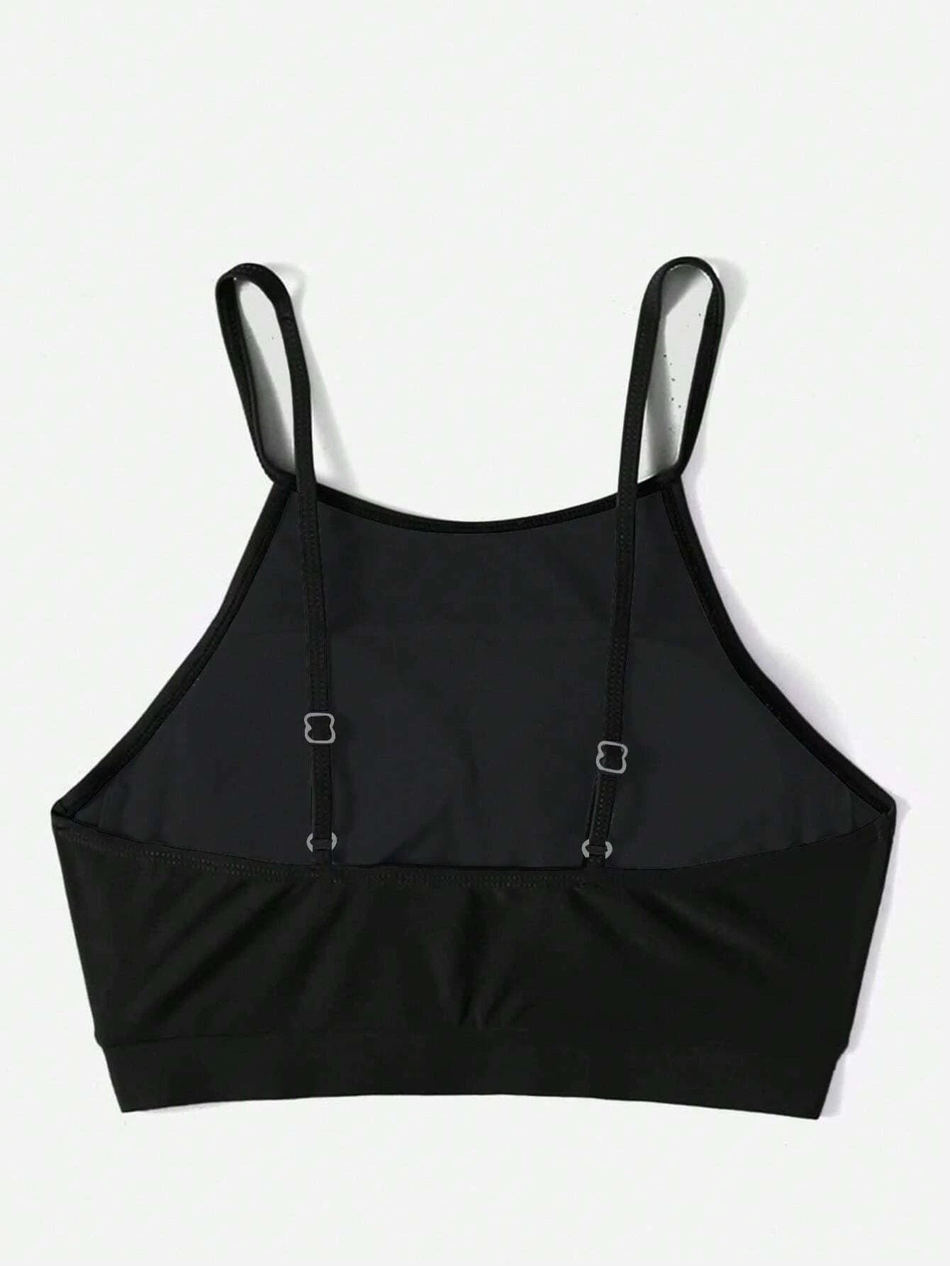 Basic High Neck Bikini Top