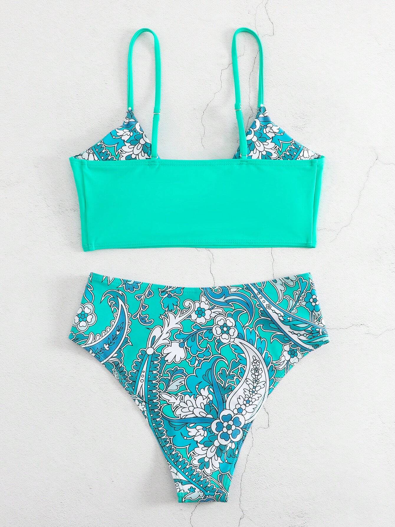 Paisley Splash Bikini Set