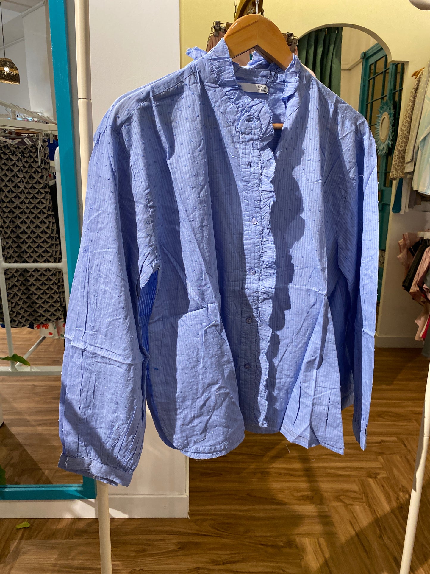 True - SK-SF-WSHL-MBU - Sfera Long Sleeve Shirt - Medium Blue