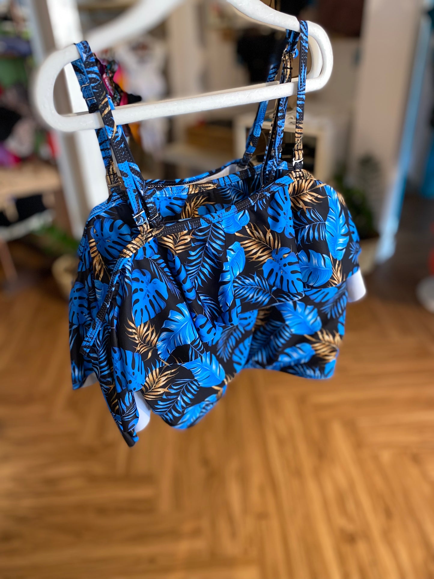 Ruffle Off Shoulder Separate Bikini Top