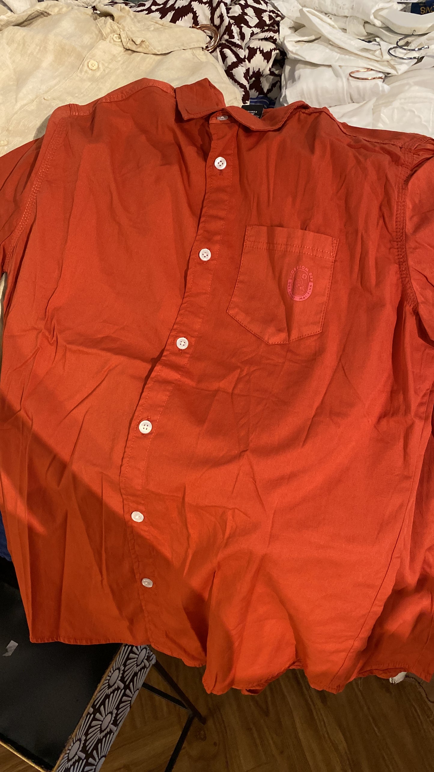 True SK-SCOR-SHIRT Scorpion Rust Short Sleeve