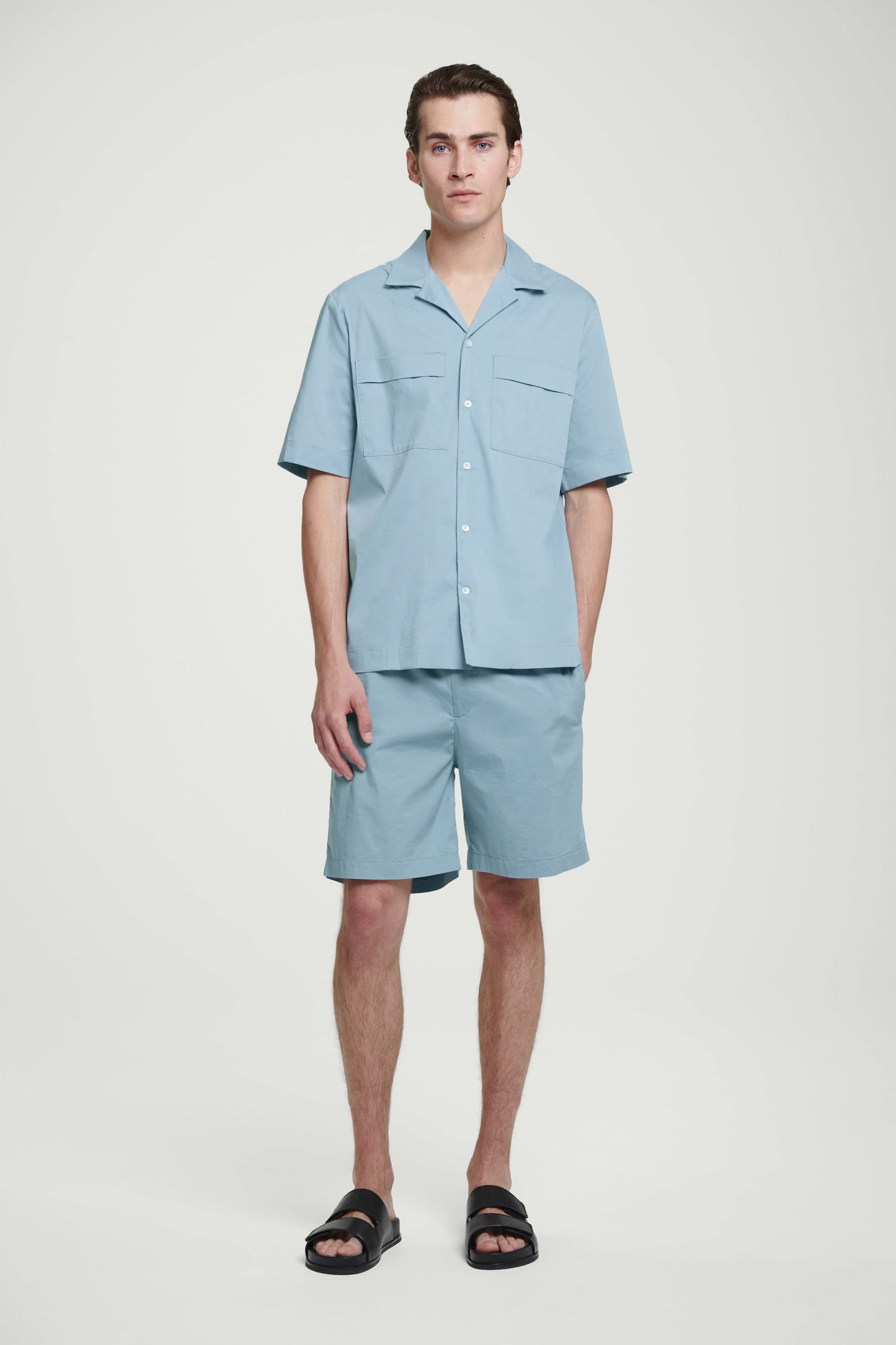 True - COS Sky Blue Utility Shirt - SK-COS-BS