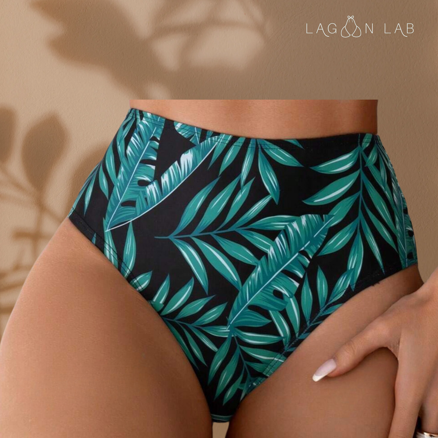 My Tropical High Waist Bikini Bottom