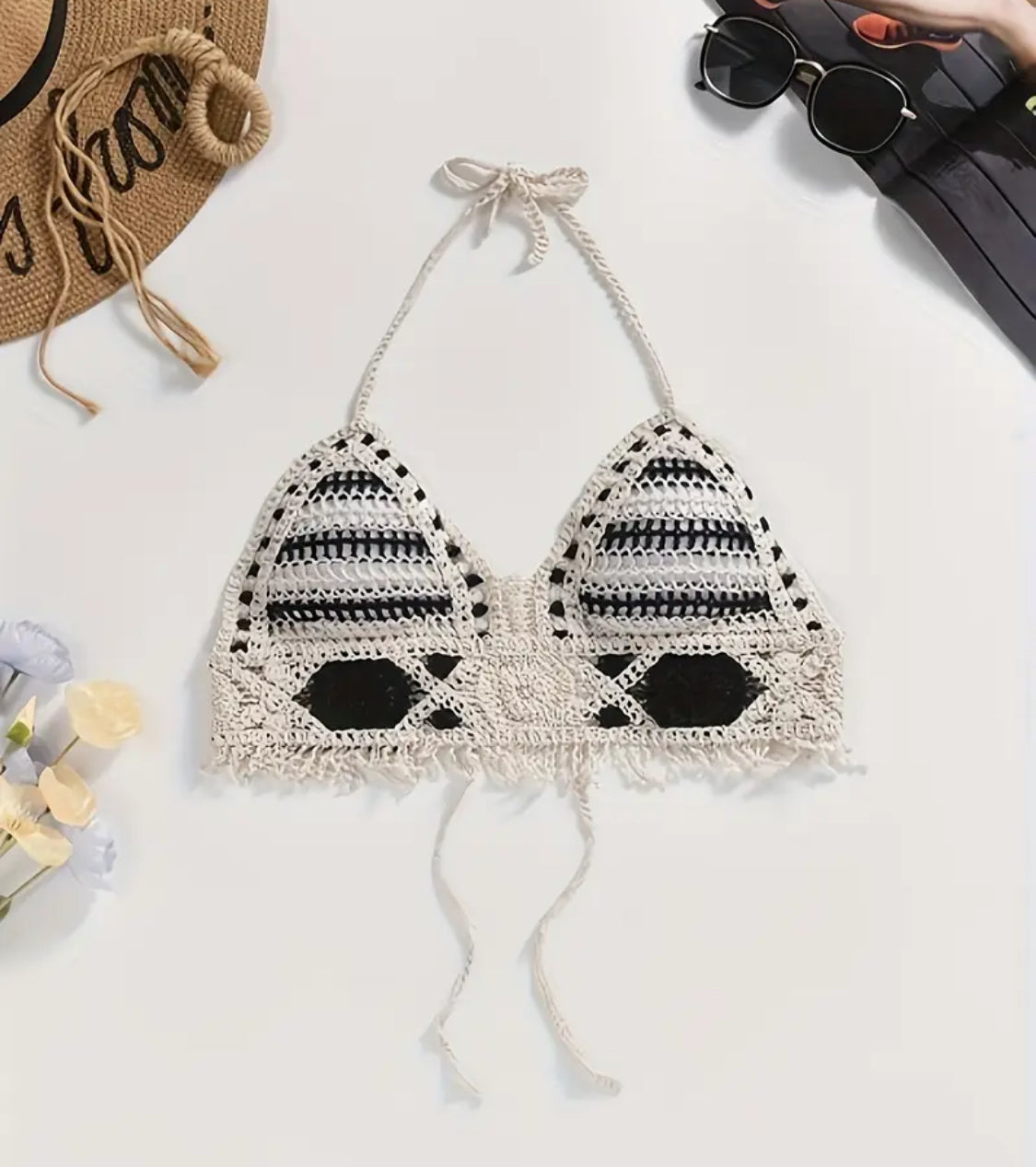 Maya Crochet Bikini Top