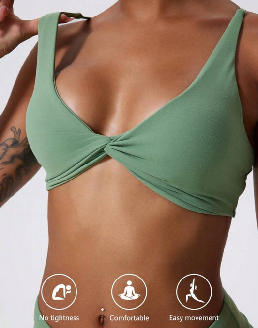 Active Soft Feel Twist Sports Bra