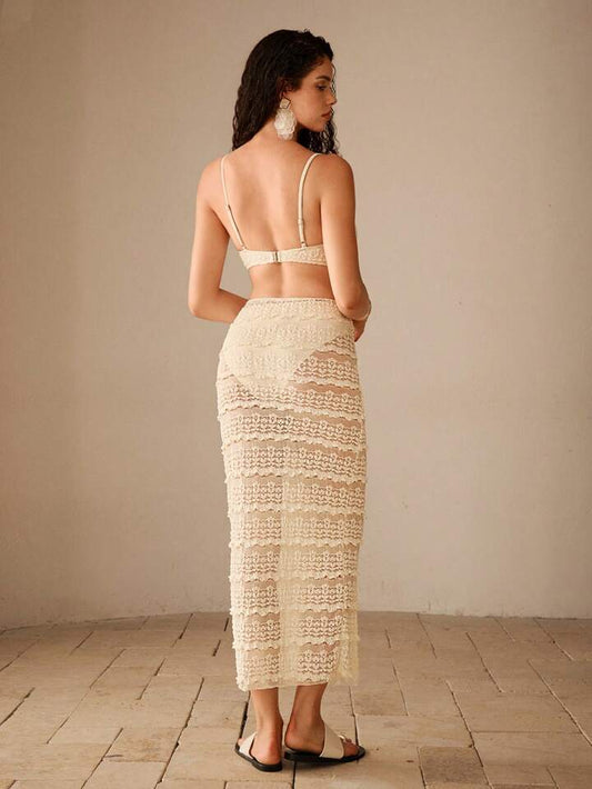 Premium Crochet Shell Bikini & Cover set