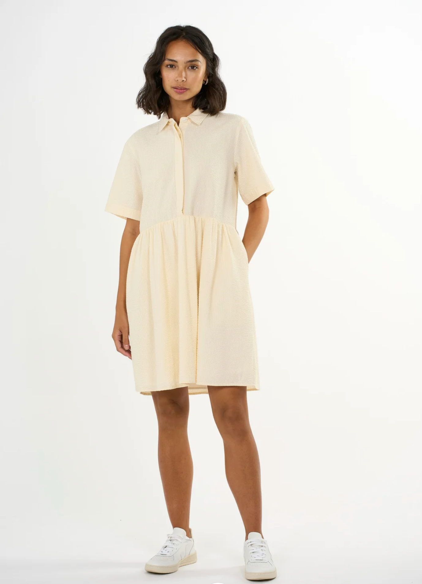 True - SK-KN-NAT Knowledge Organic Cotton Dress Natural