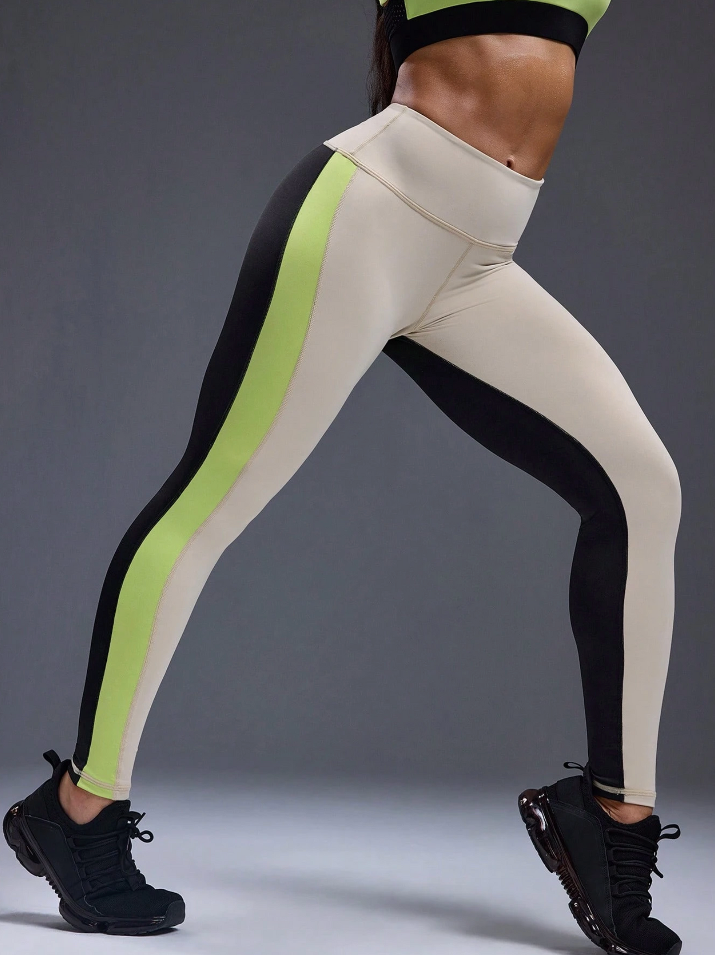POWERISTA Tricolor Neon Active Leggings
