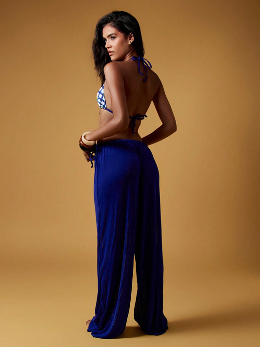 3 Pack Indigo Lemon Bikini & Cover Pants Set