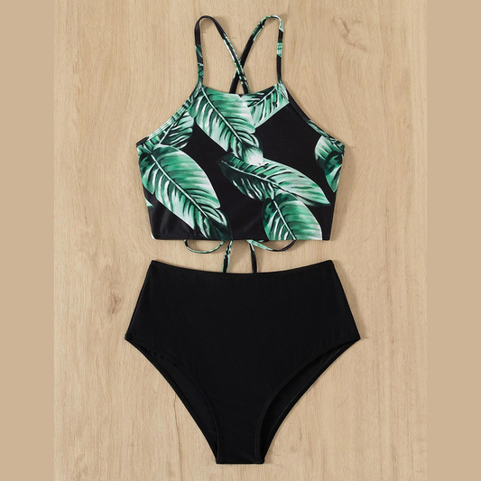 My Tropica Halter Lace Up Bikini