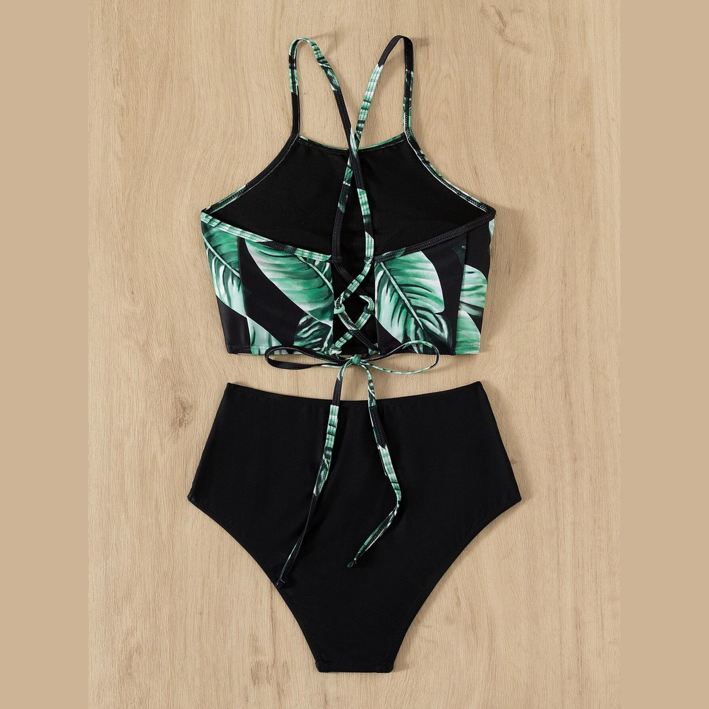 My Tropica Halter Lace Up Bikini