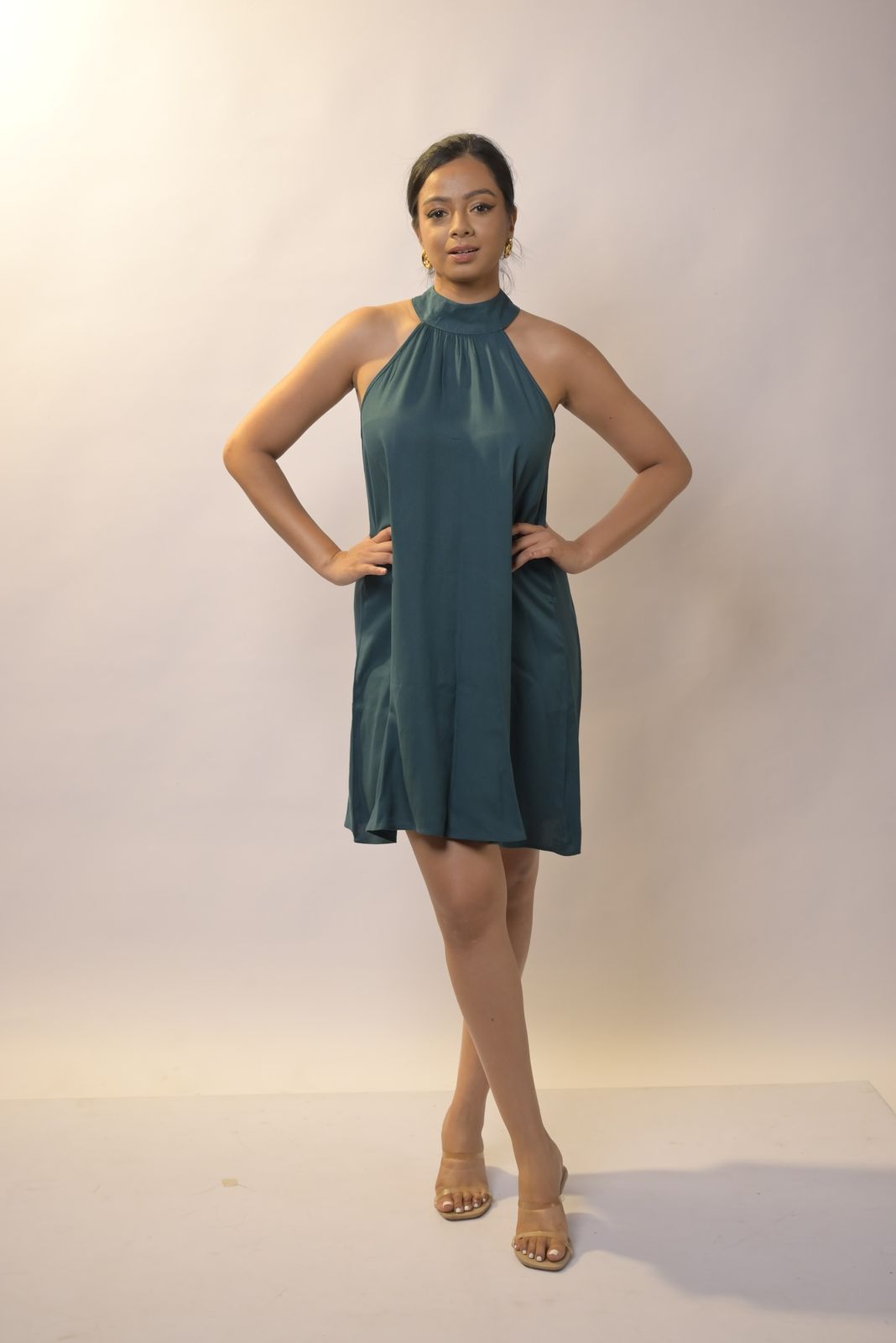 LEENA - Linen Short Dress