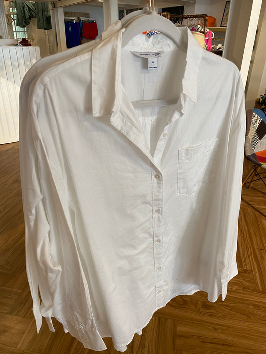 True - Old Navy Buttoned Shirt  - SK-ON-WSHL-WH