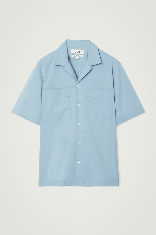 True - COS Sky Blue Utility Shirt - SK-COS-BS