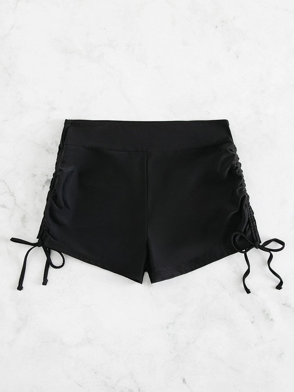 Basic Drawstring Bikini Shorts