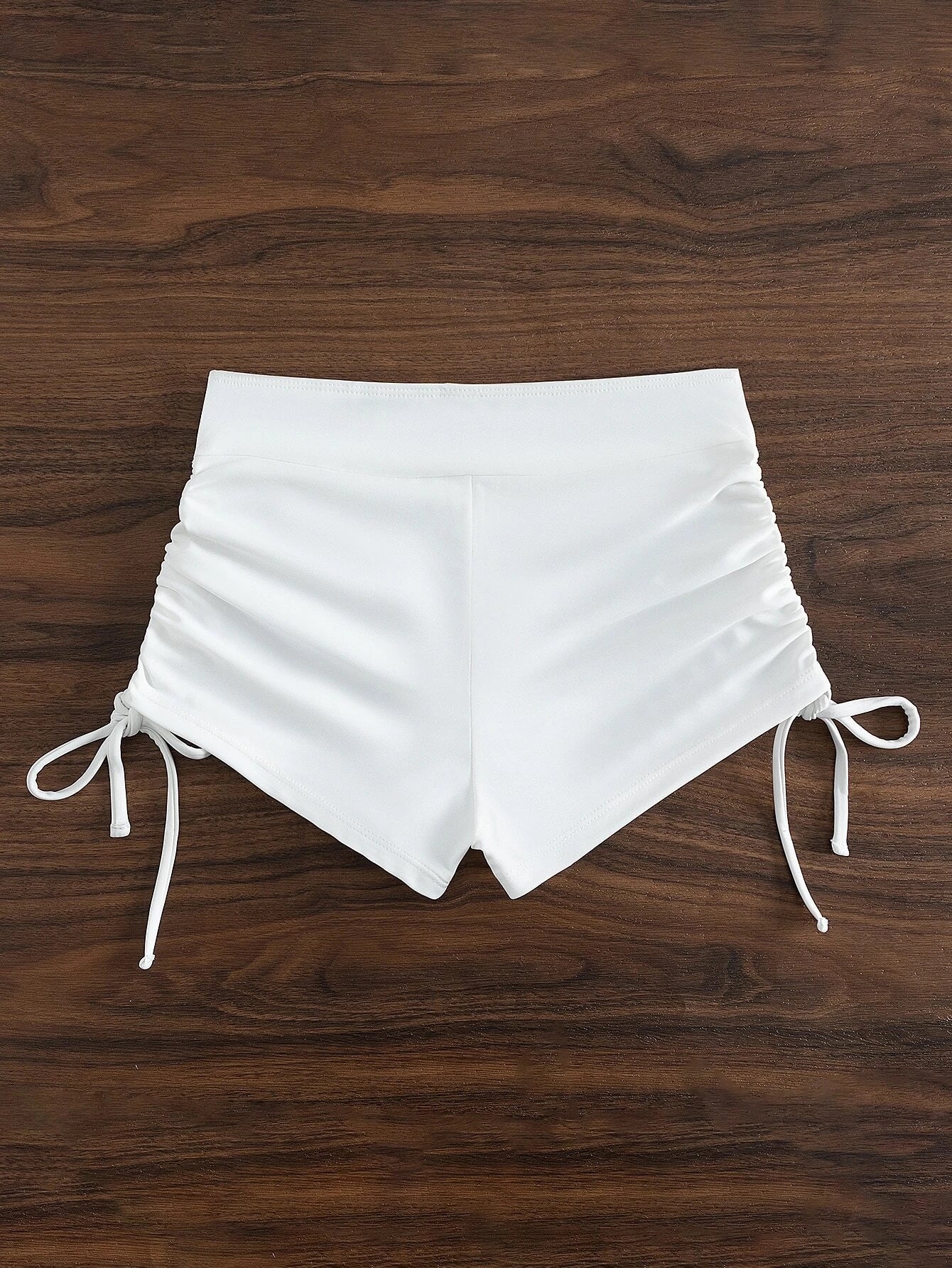 Basic Drawstring Bikini Shorts