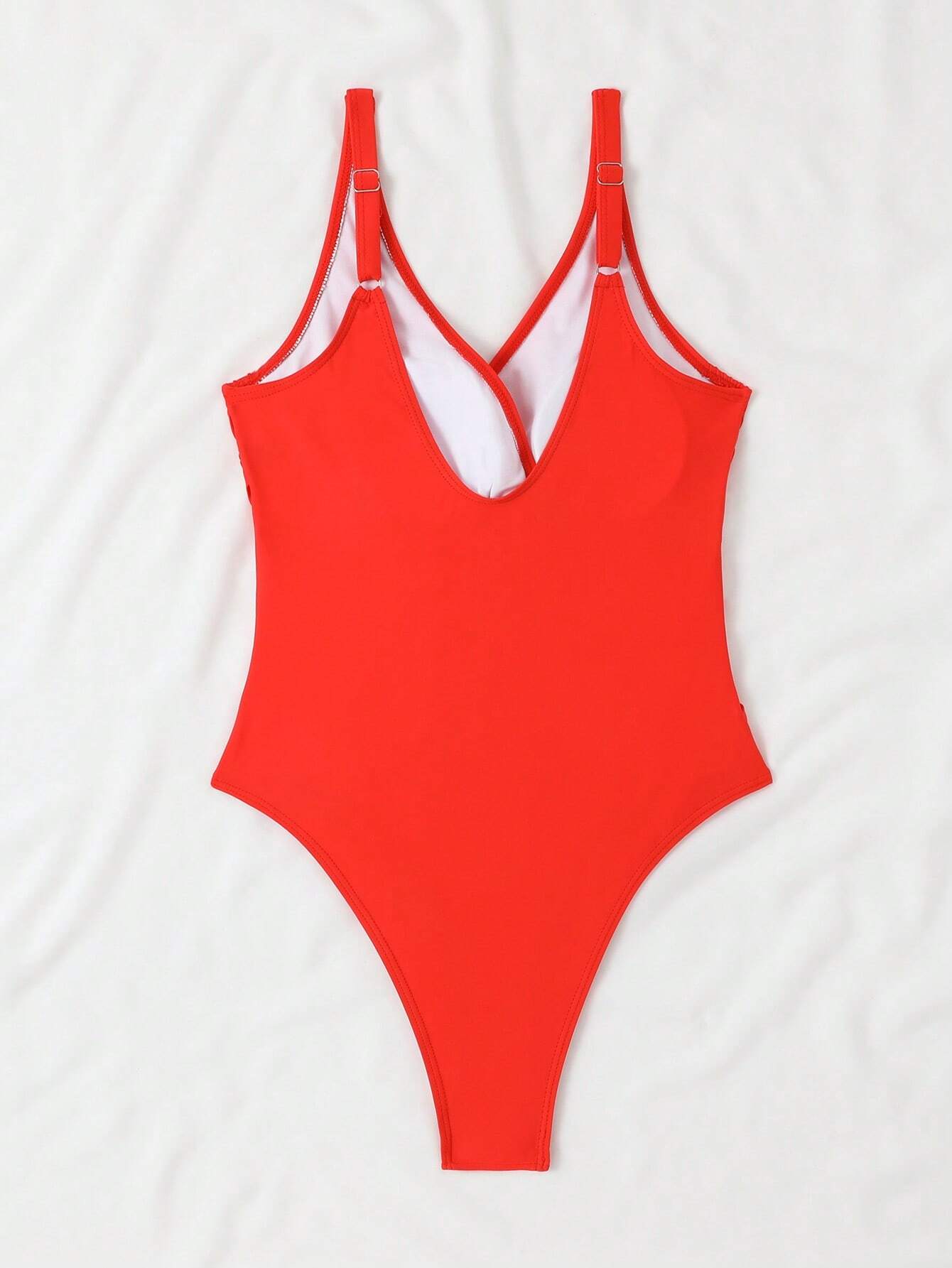 Candy Apple Twist Front One Piece Swimsuit