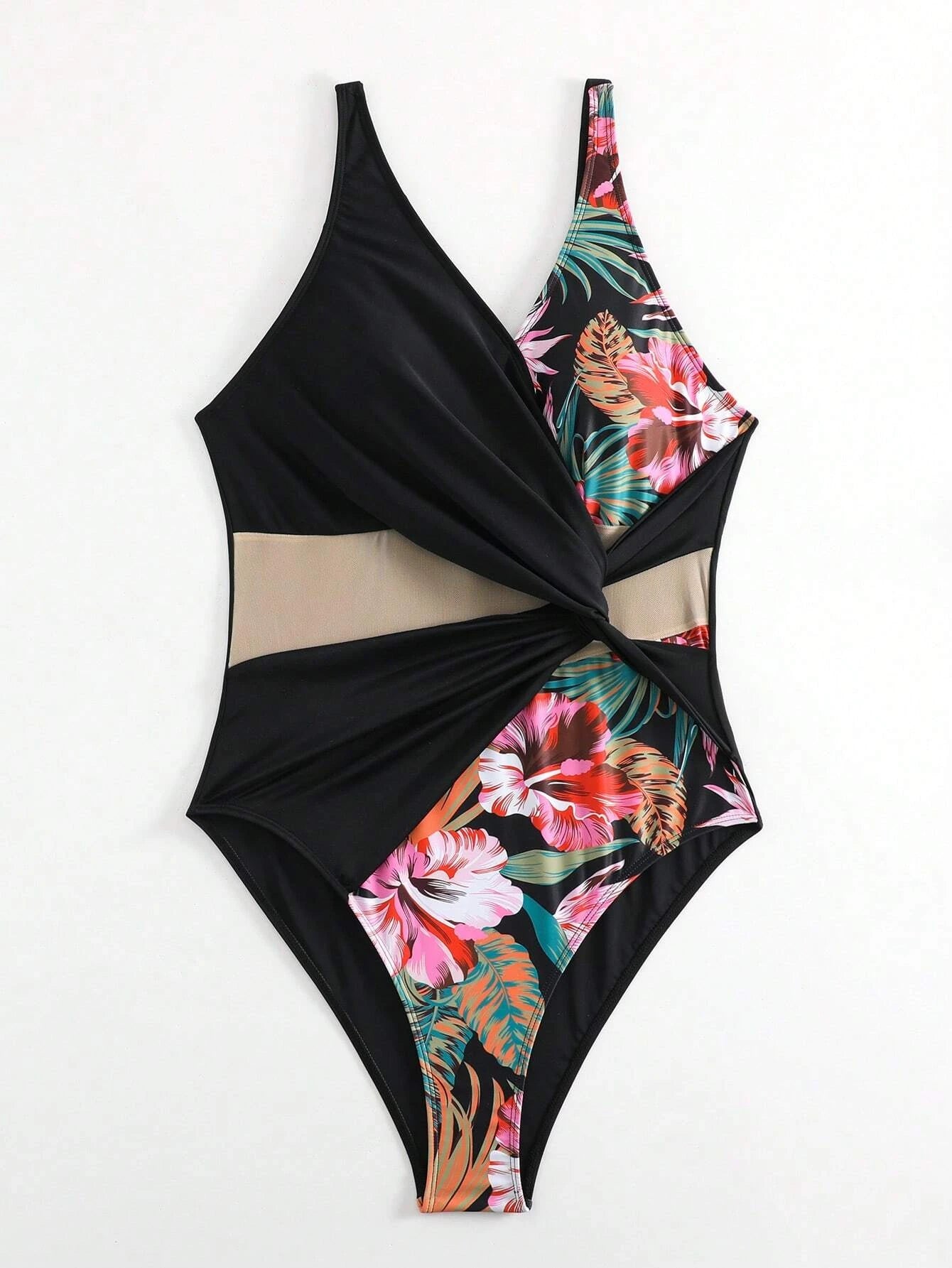 Floral Twister One Piece