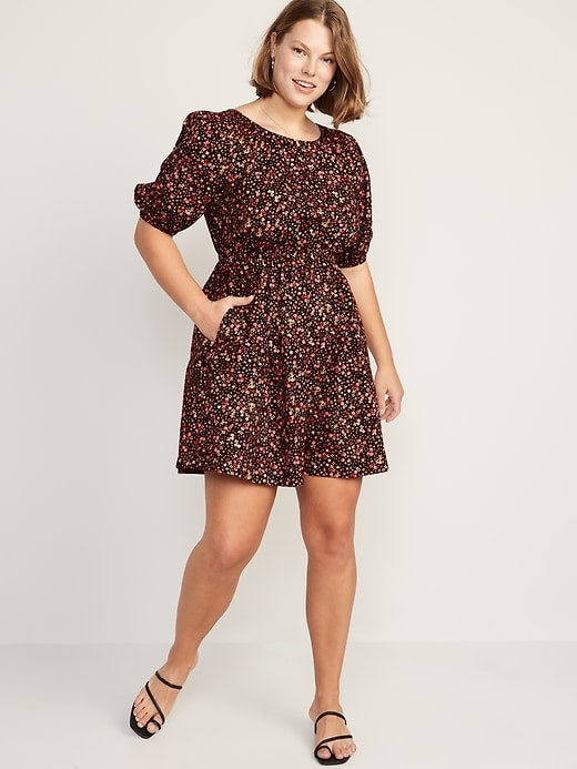 True - SK-ON-PDB Old Navy Floral Mini Dress