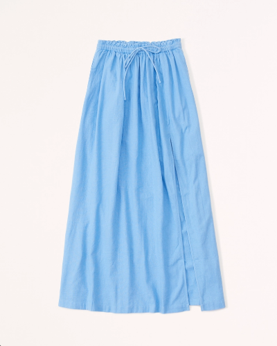 Abercrombie & fitch Resort Tie-Waist Maxi Skirt