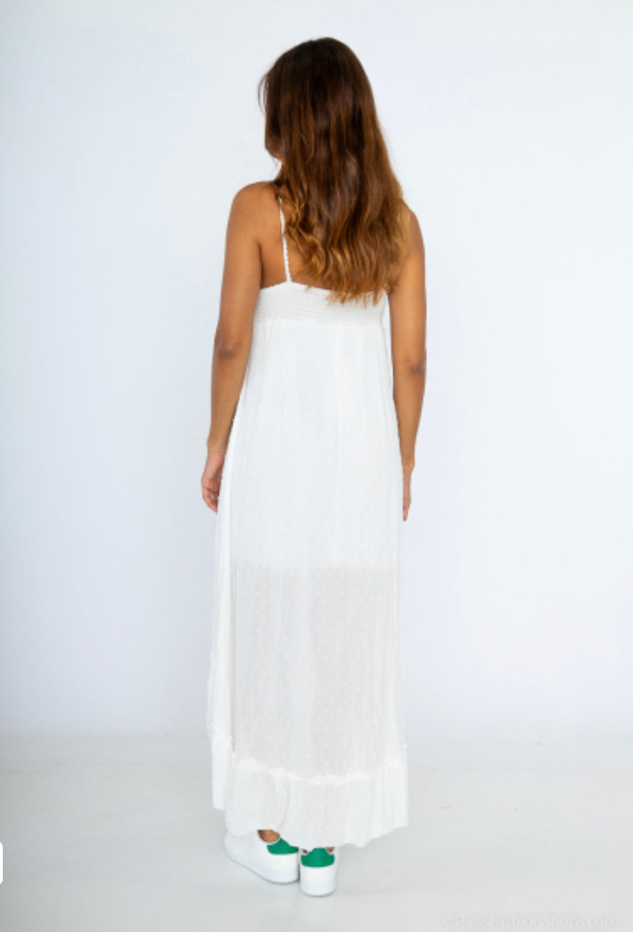 CAPSULE - Crochet Asymmetrical Maxi Dress