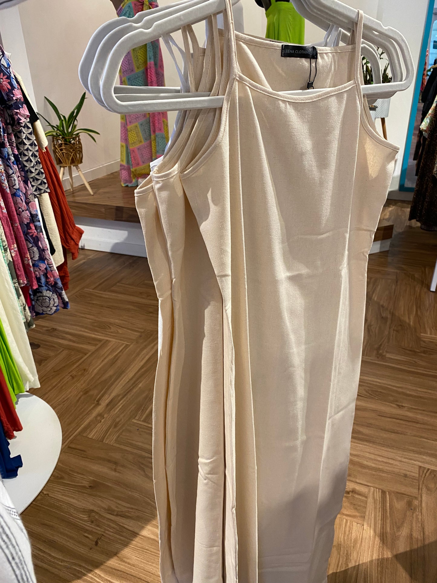 LEENA - Linen Cami Dress