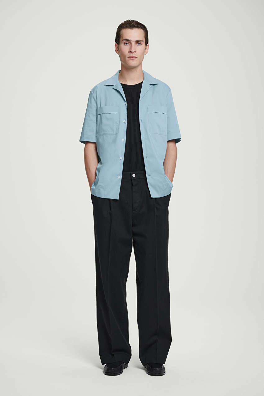 True - COS Sky Blue Utility Shirt - SK-COS-BS