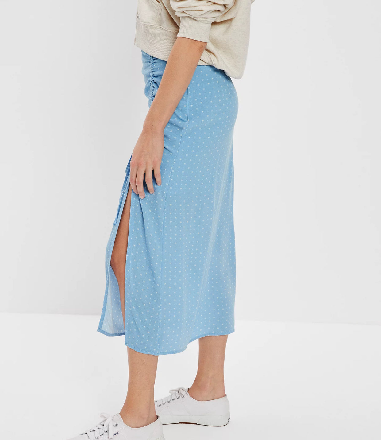True-American Eagle Ruched PTD Skirt- SK-AE-SKIRT