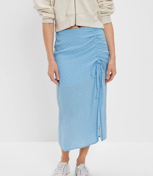 True-American Eagle Ruched PTD Skirt- SK-AE-SKIRT