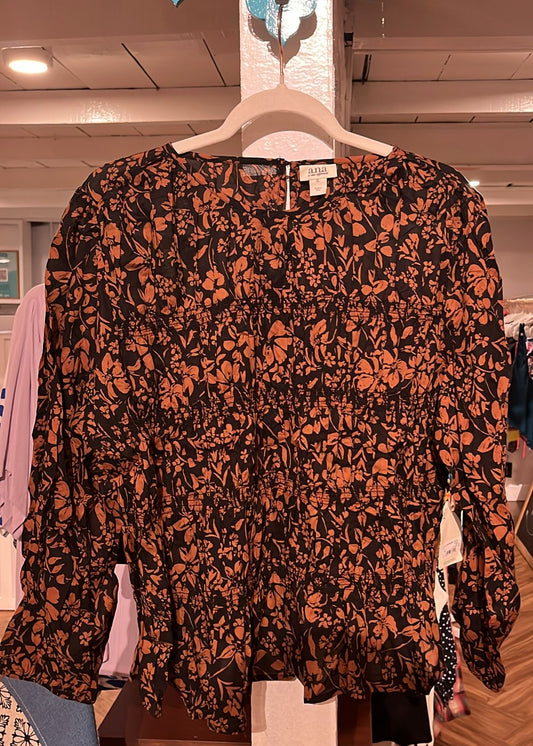 True - Ana Long Sleeve Blouse - SK-AN-WBL