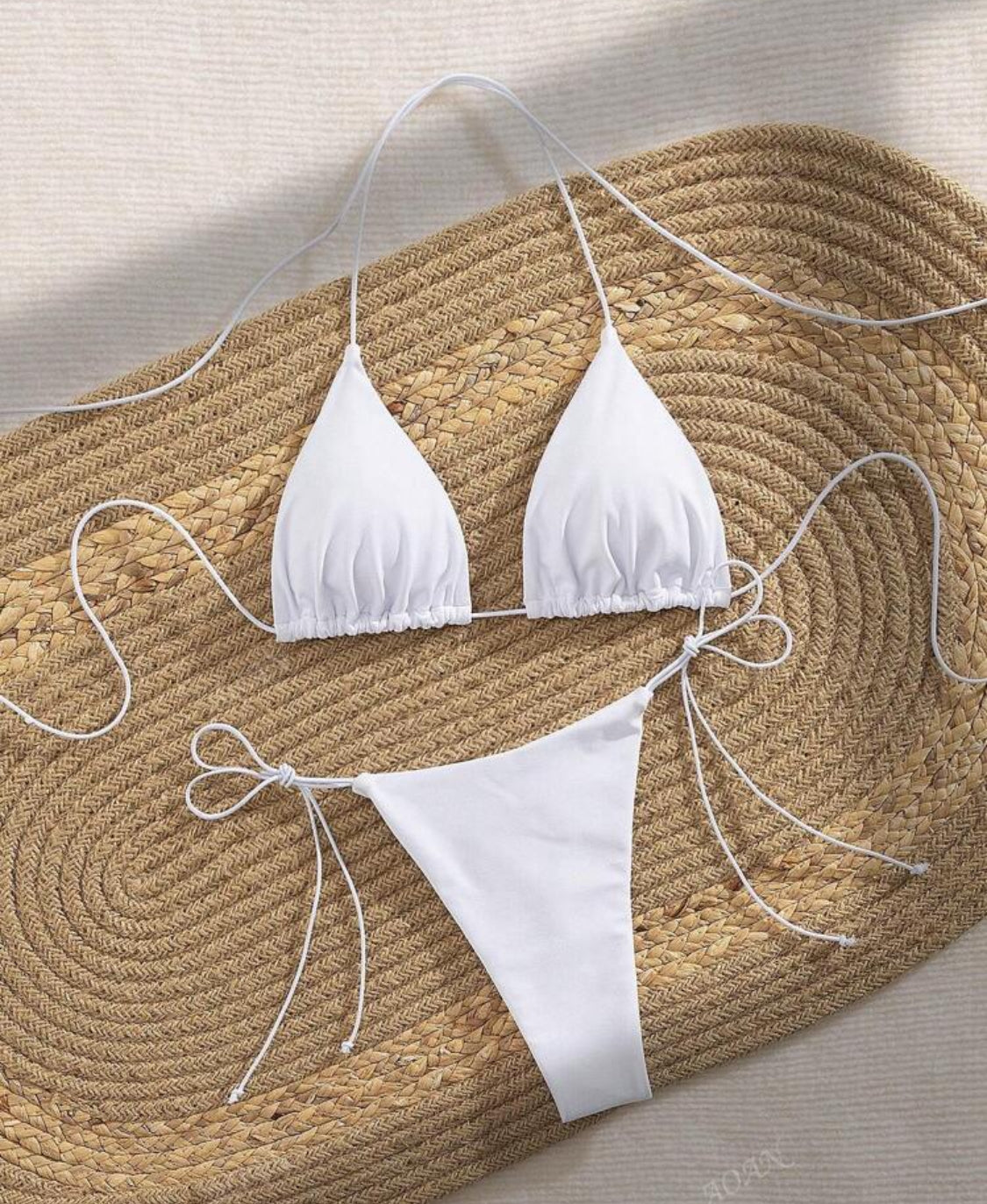 Micro Triangle Thong Bikini Set