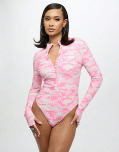 Bubblegum Pink Army Rashguard