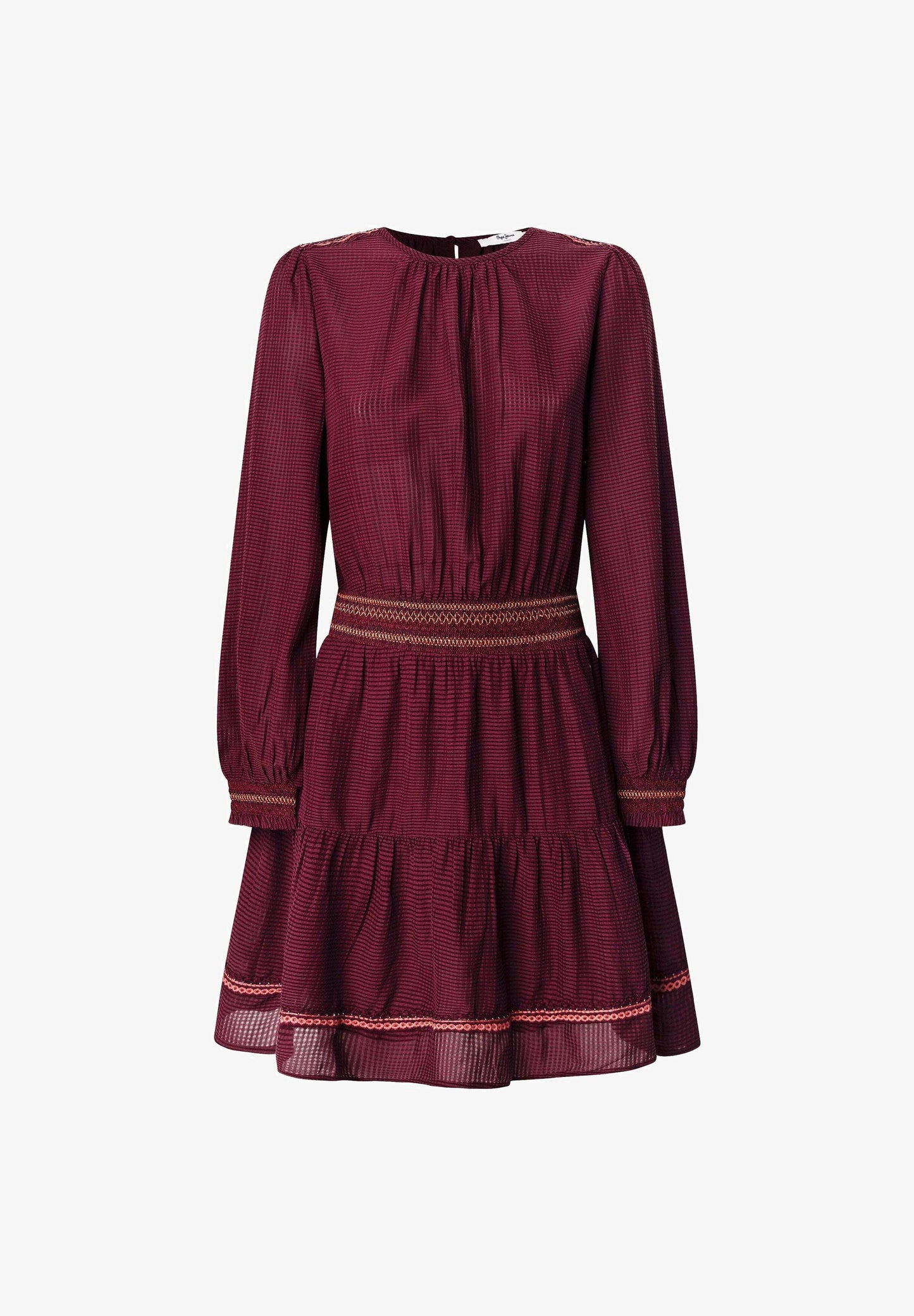 True - Pepe Jeans Dress - Bordeaux Red - SK-PAP-JD