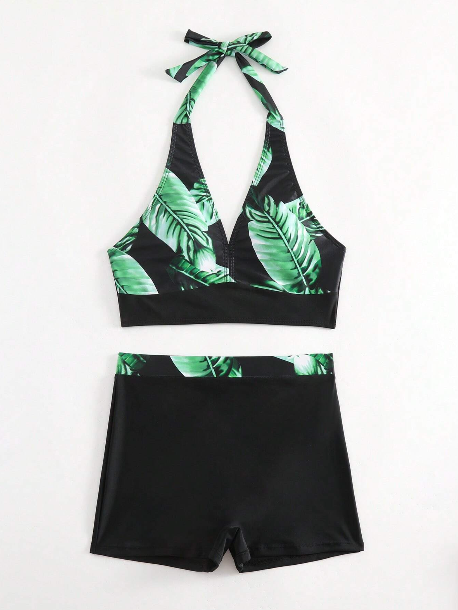 My Tropica Halter Bikini Shorts Set