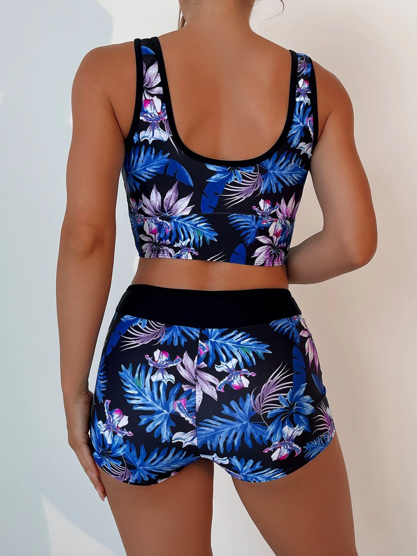 Vcay Tropical Bikini Shorts Set
