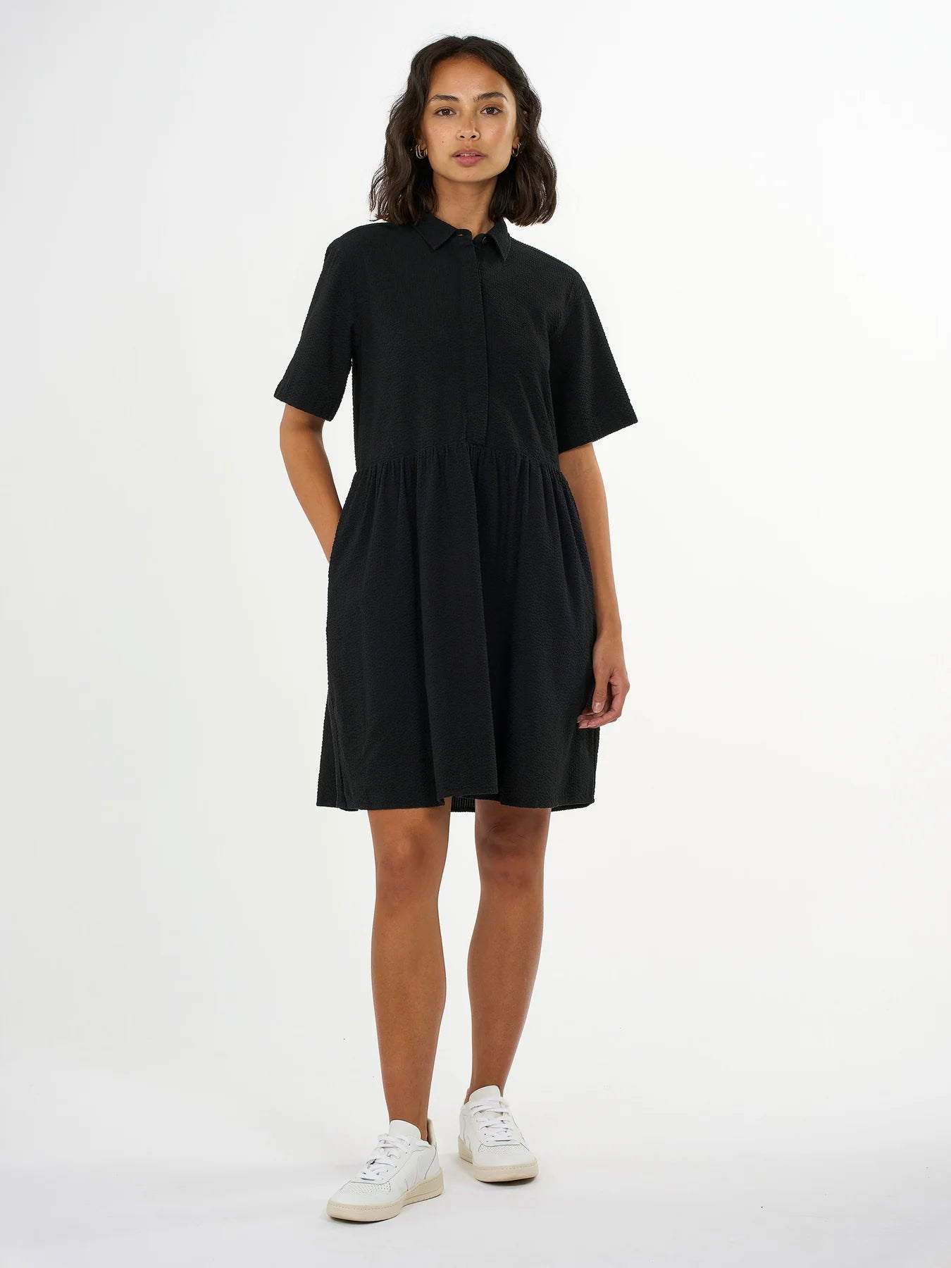 True - SK-KN-BL Knowledge Organic Cotton Dress Black
