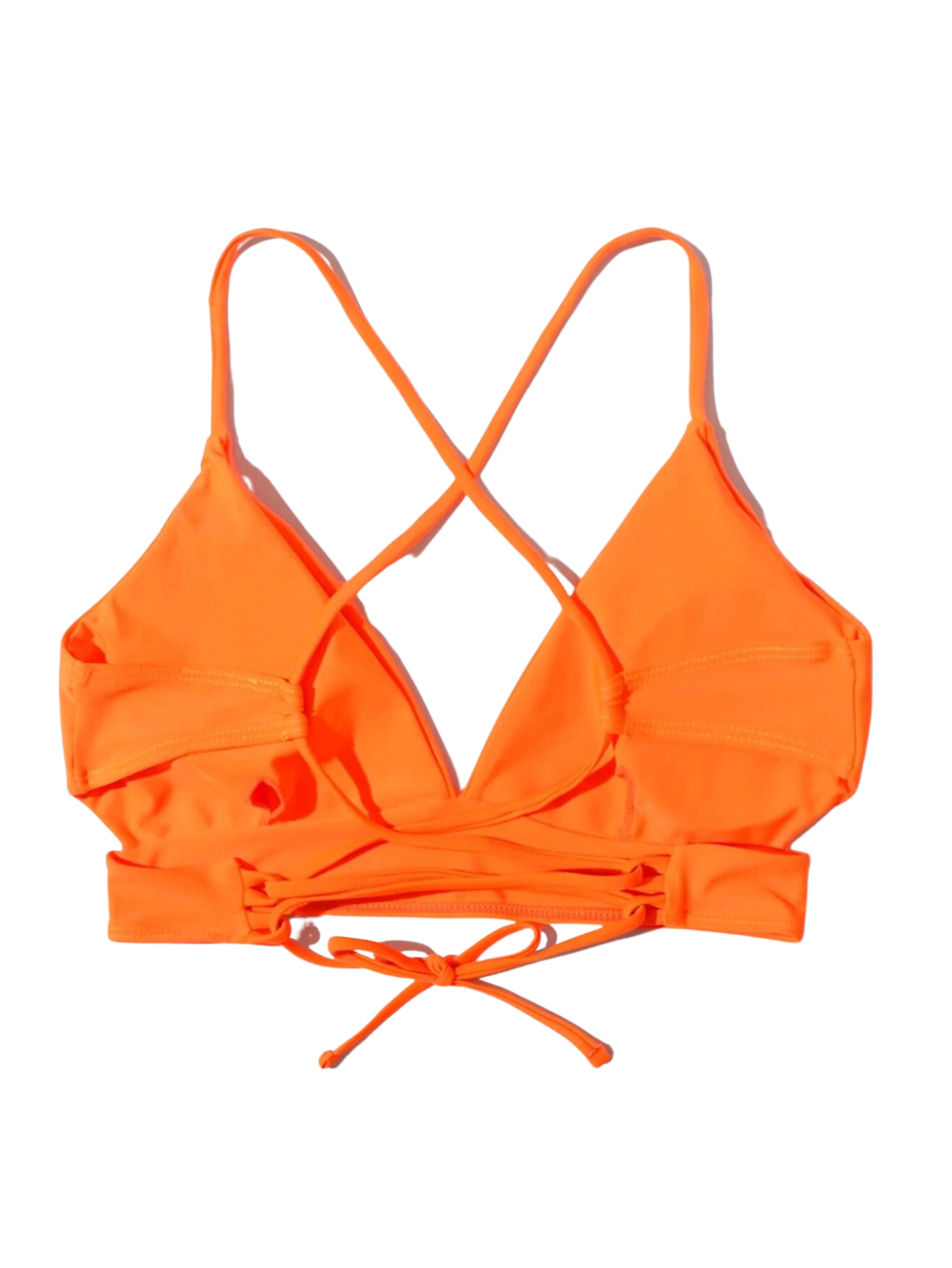 Basics Lace It Up Bikini Top