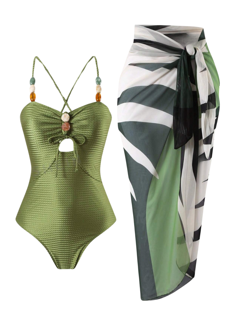 Olivia Swimsuit & Sarong Set