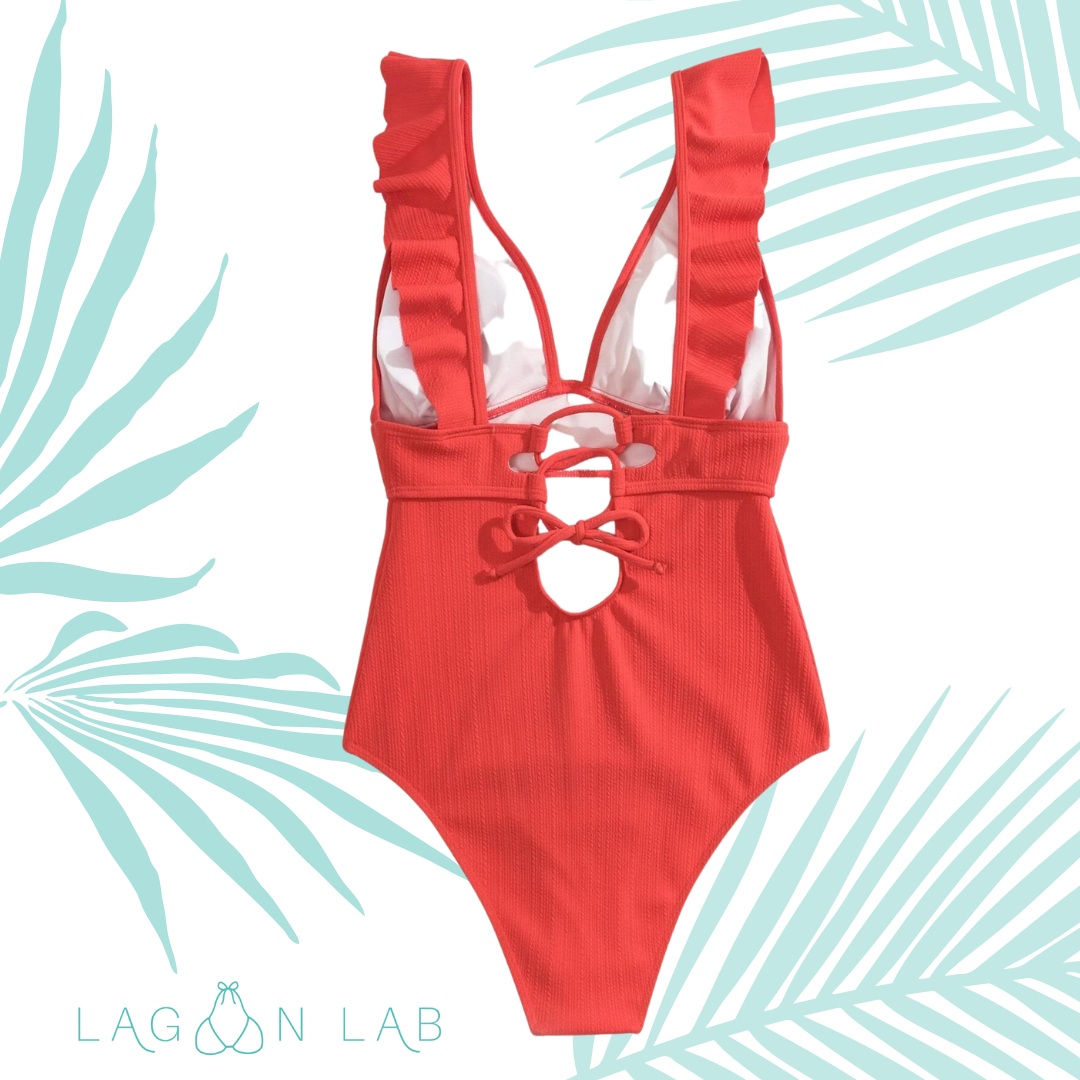 Road Trip Ruffle One Piece Swimsuit