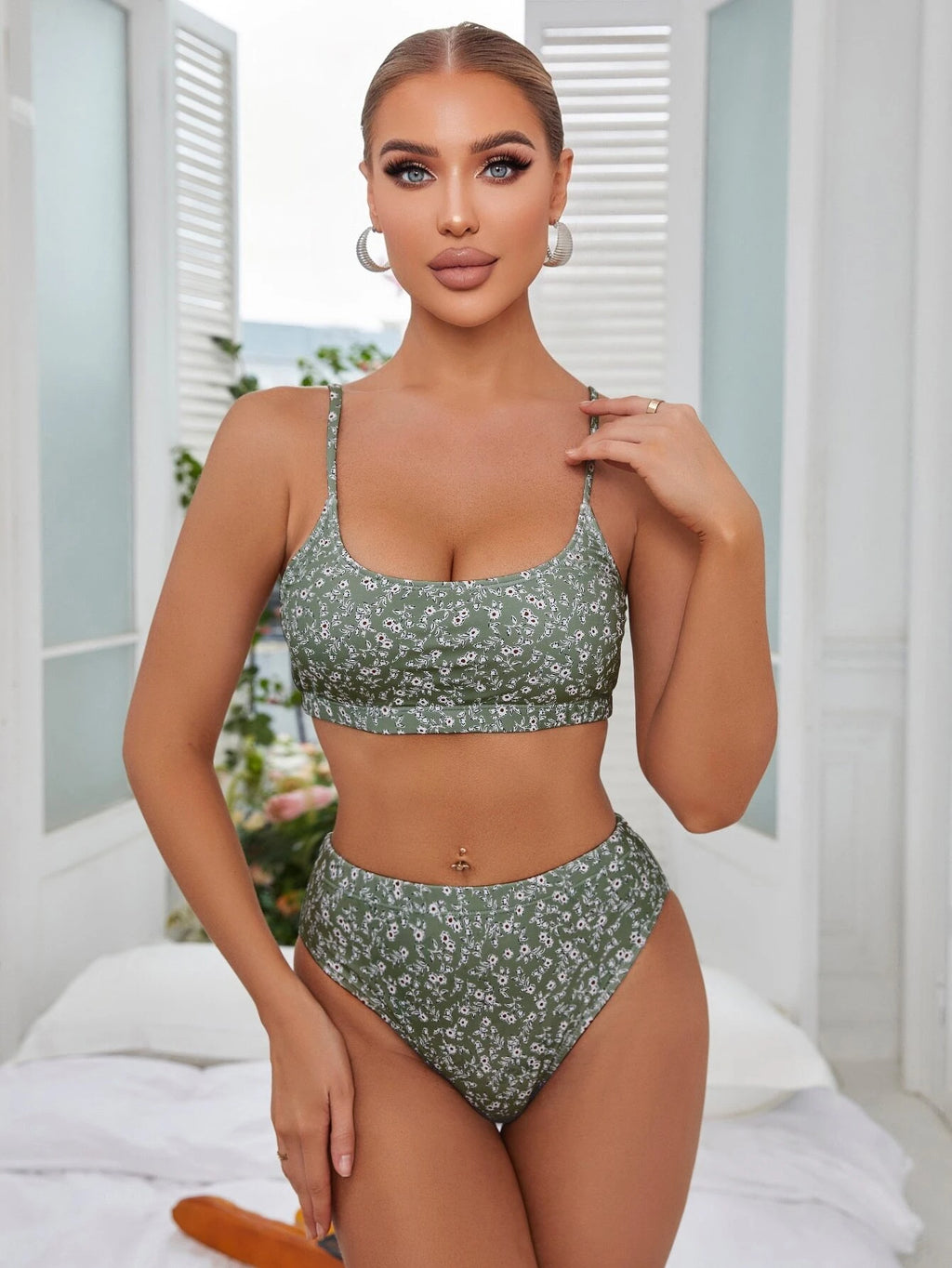 Ditsy Floral Bikini Set
