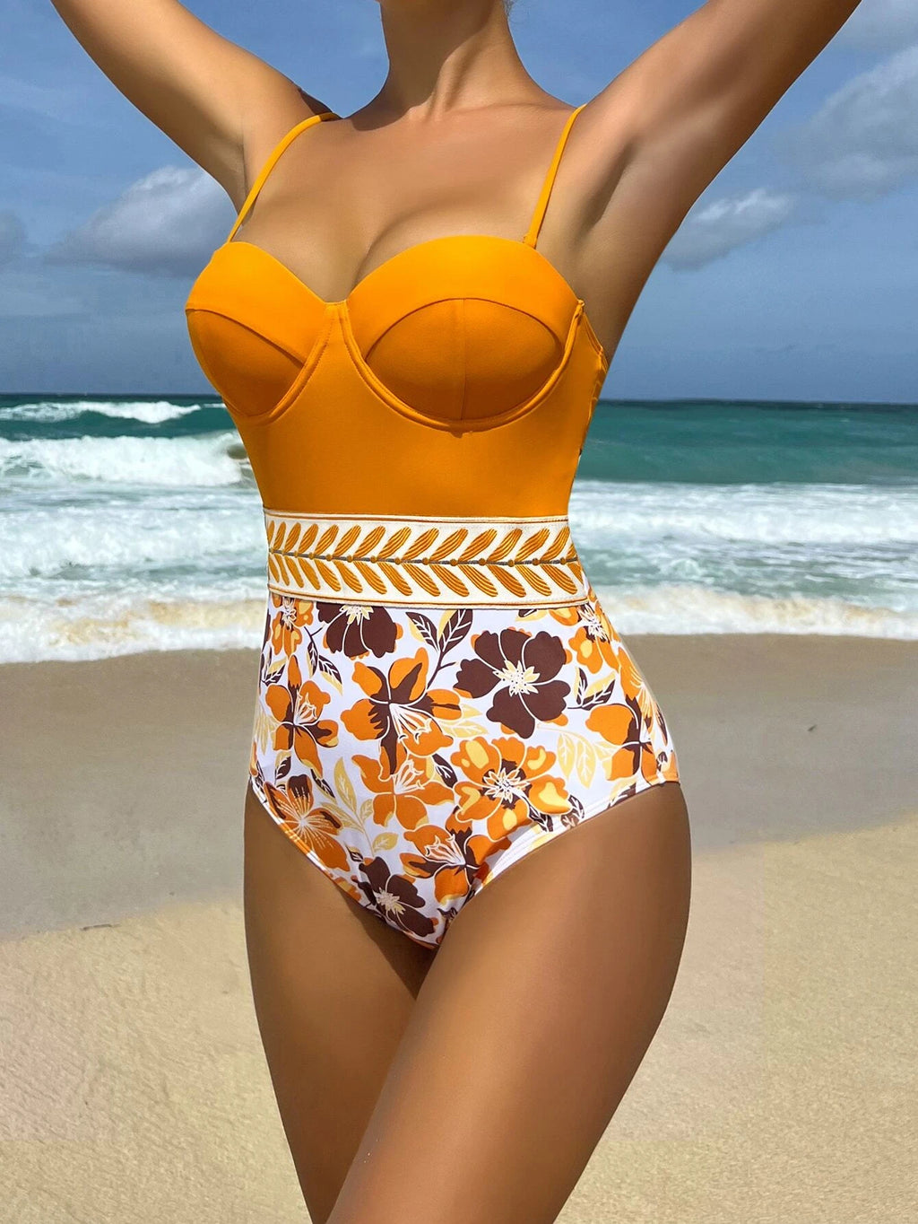 Sunny Bloom One Piece Swimsuit