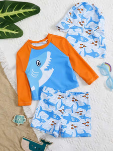 Baby Shark 3 Pack Swimsuit