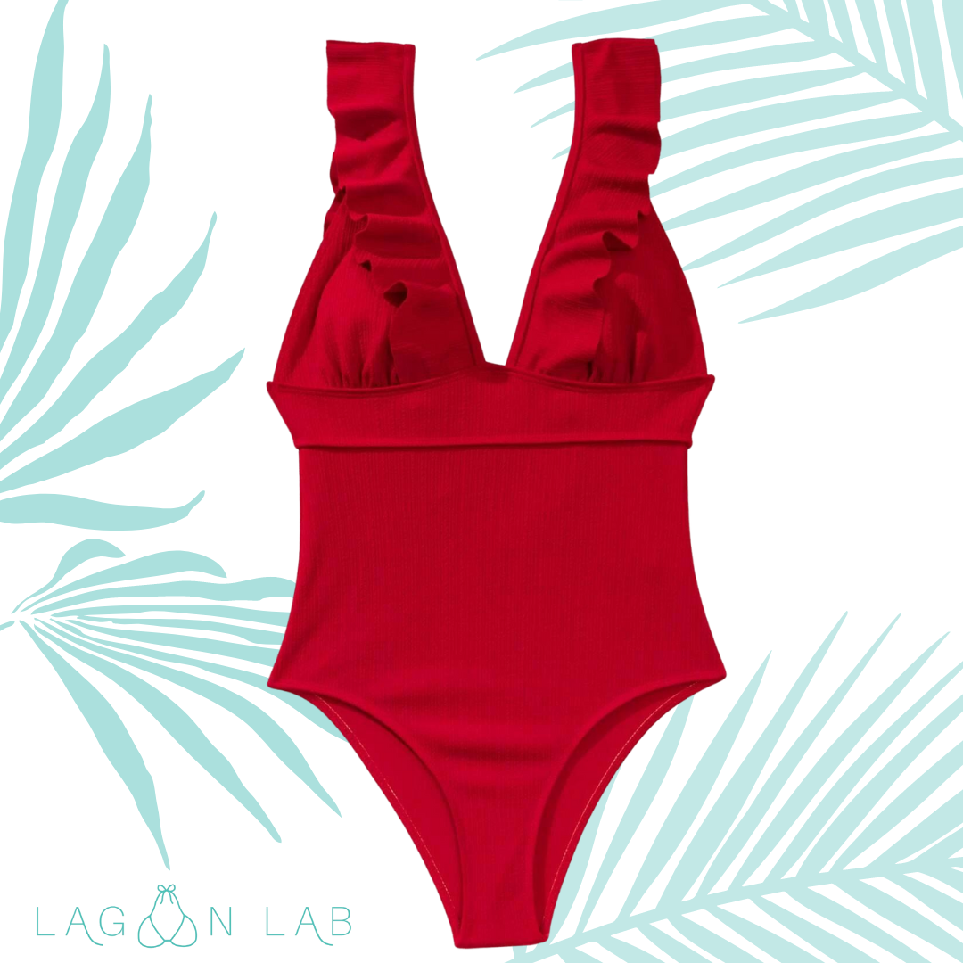 Road Trip Ruffle One Piece Swimsuit